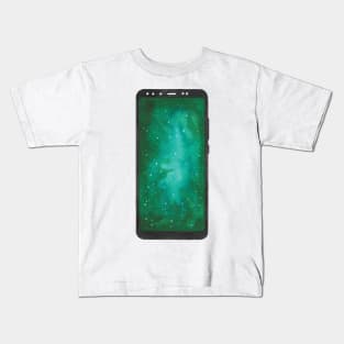 Galaxy phone Kids T-Shirt